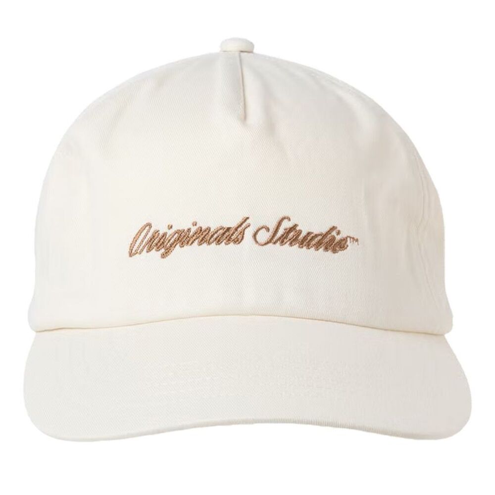 Jack And Jones Mens Logo Baseball Cap / Antique White